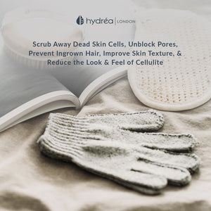 Hydréa Bambusz testradírozó kesztyű aktív szénnel