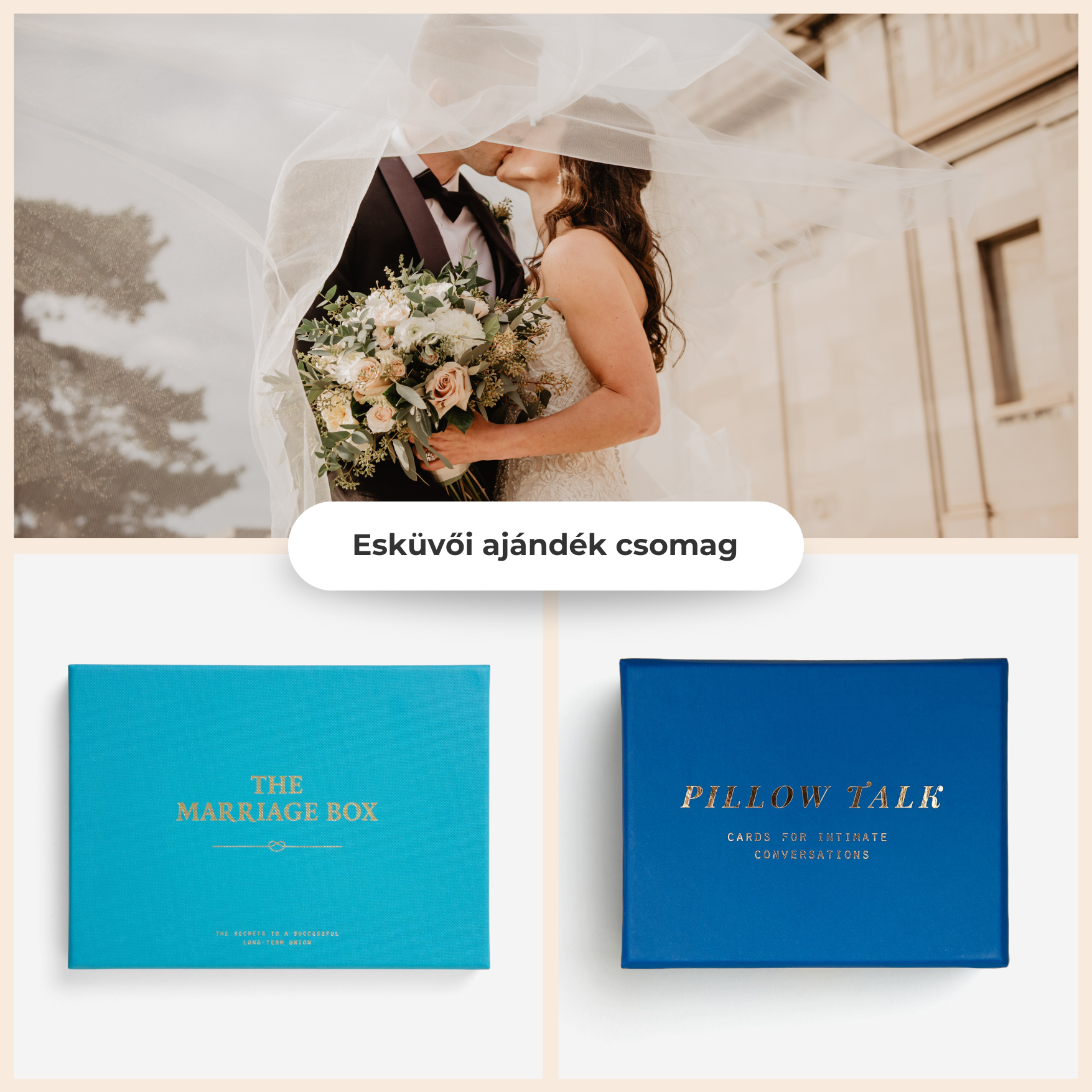 Karácsonyi - The School of life házassági ajándék csomag