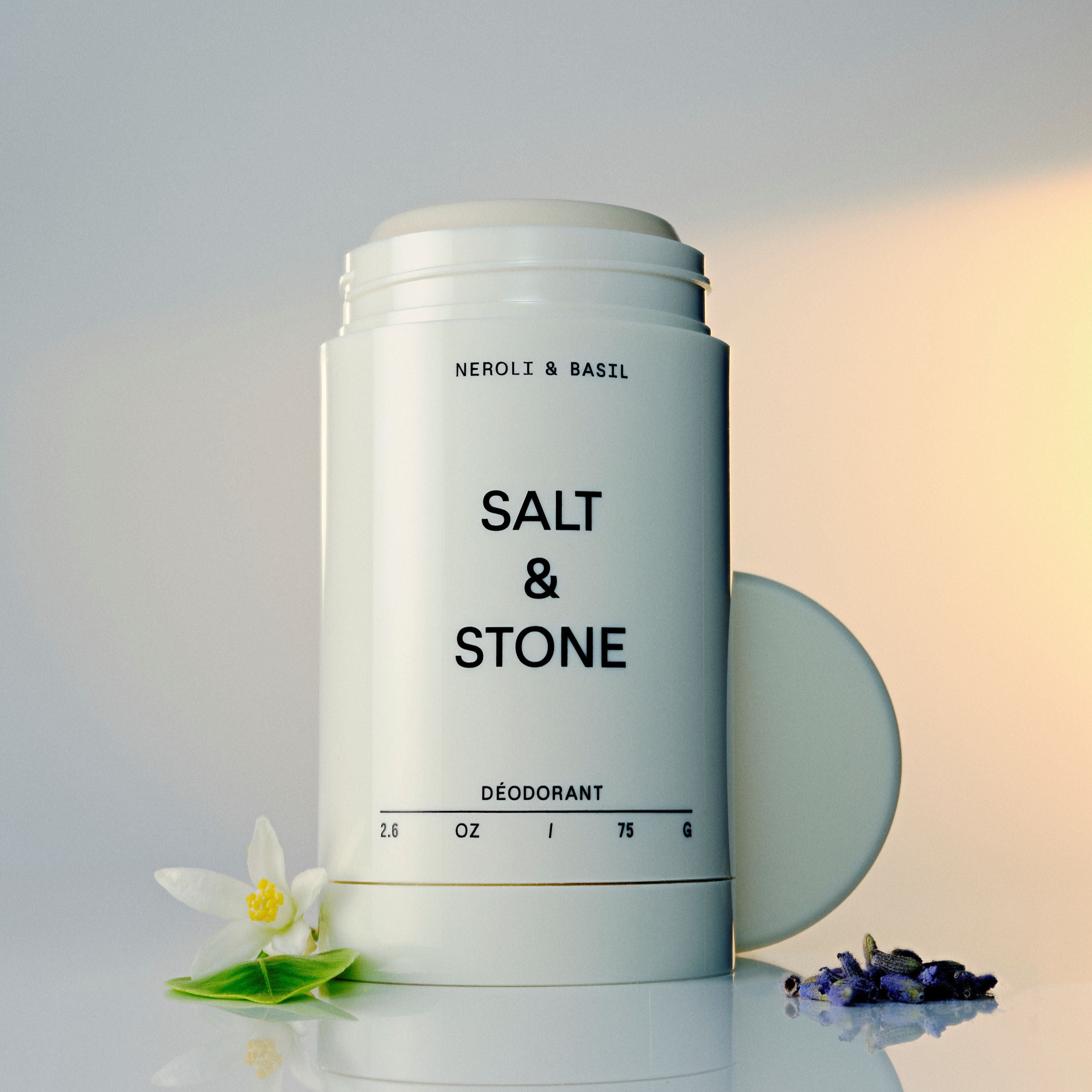 Salt & Stone -  Neroli & Basil dezodor 75 gr