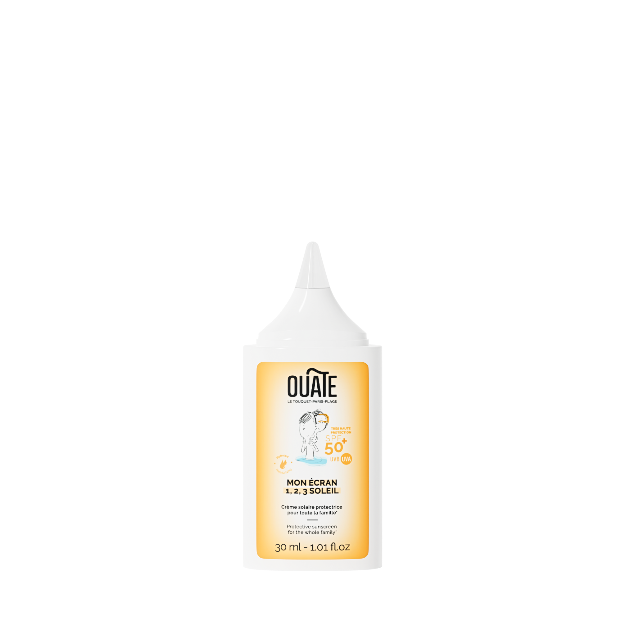 Ouate - Naptej arcra SPF50, 30ml