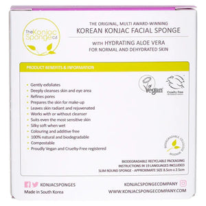 Konjac szivacs aloe vera
