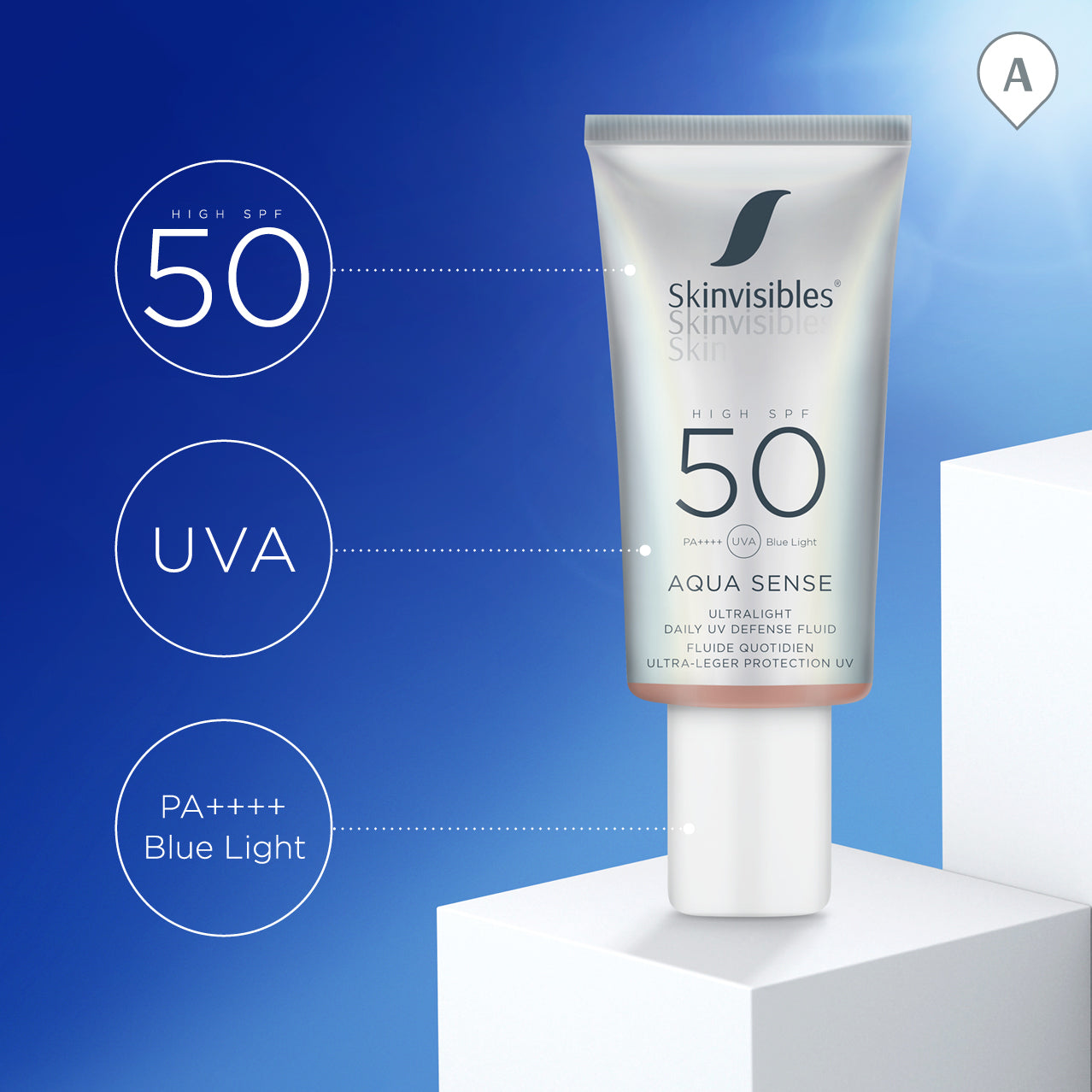 Aqua Sense nappali arcvédő SPF50