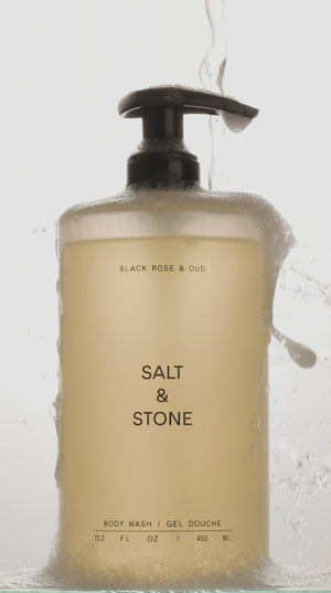 Salt & Stone - Black rose & Oud tusfürdő 450ml