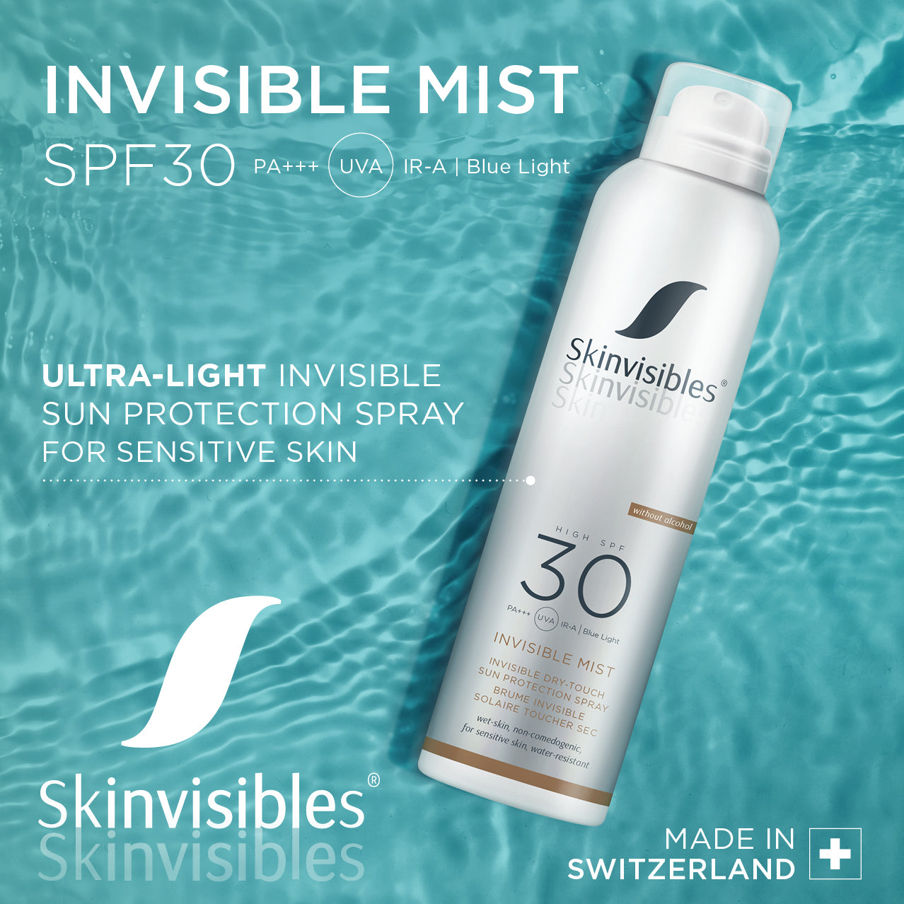 Invisible napvédő testpermet SPF30