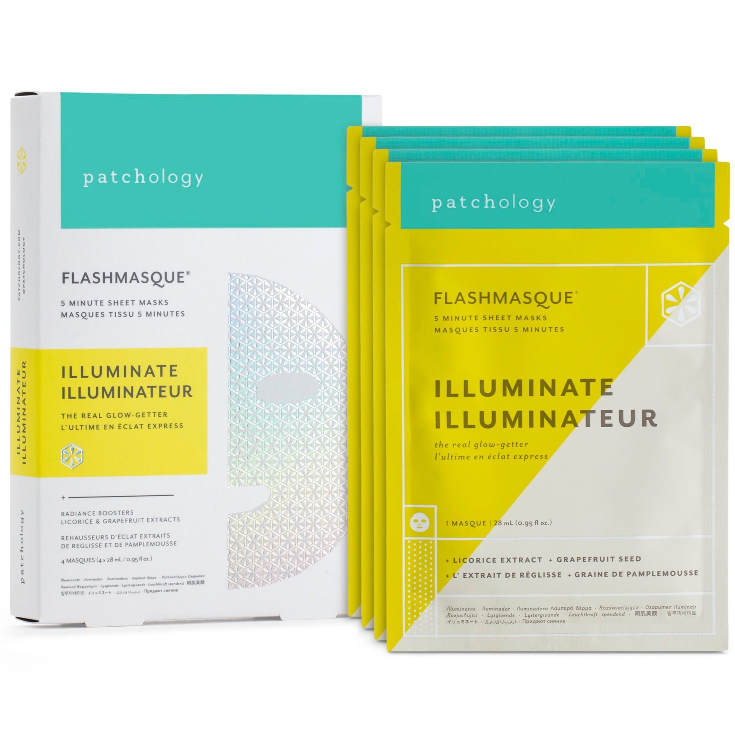 FlashMasque® Illuminate fátyolmaszk szett 4 db